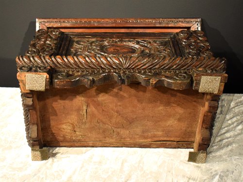 Small carved chest, Italian Renaissance